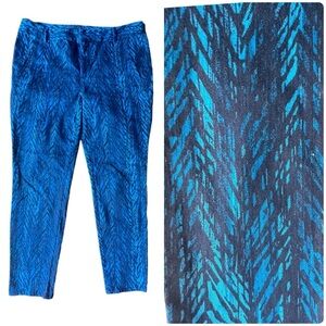 Slimming Style & Co Patterend Crop Chino's w/ Stretch (10)